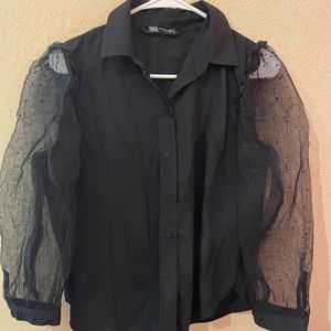 Zara Puff Sleeve Top